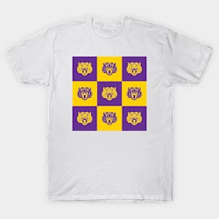 Purple and Gold Nine Tiger Cares T-Shirt